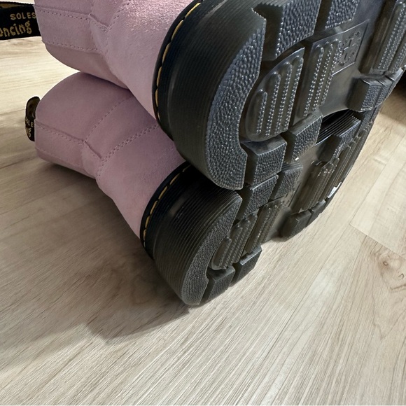 Dr. Martens COMBS Hiker Style Combat Boots in Pink Hi Suede Size 9 - Picture 6 of 12